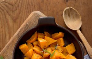 Тыква на гарнир к мясу: простой рецепт