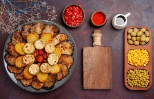 Картошка в афганском казане с мясом