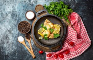 Кролик в Сметане на Сковороде