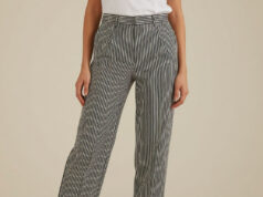 Минимализм с характером: почему брюки в полоску — must-have этого сезона
