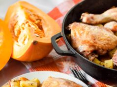 Курица с картошкой в духовке