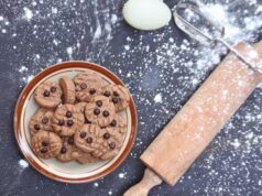 Рецепт печенья Милка с кусочками шоколада