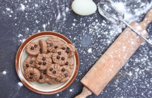 Рецепт печенья Милка с кусочками шоколада