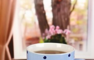 Кекс с какао в кружке