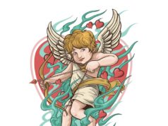 Тату «Крылья ангела»: значение для девушек