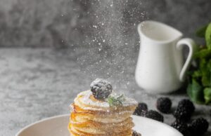 Пышные оладьи на кефире