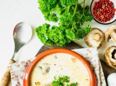 Шампиньоновый суп-пюре со сливками