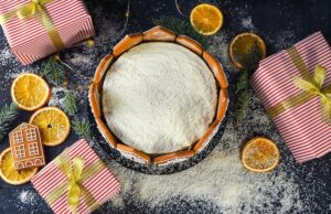 Творожный пирог на песочном тесте