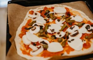 Бездрожжевая пицца в духовке