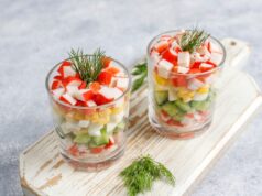 Рецепт салата с крабовыми палочками