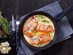 Запеканка из красной рыбы в духовке