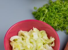 Капустно-огуречный салат