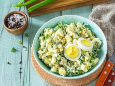 Яично-огуречный салат