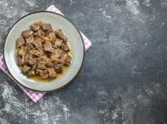 Свиная печень в соевом соусе