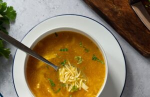 Рецепт куриного супа с вермишелью