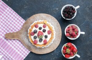 Ягодный пирог из песочного теста