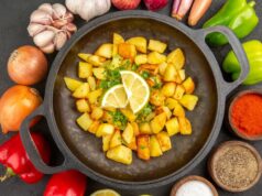 Капуста с картошкой в казане