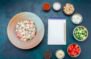 Ингредиенты салата Оливье