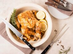 Курятина с рисом в духовке