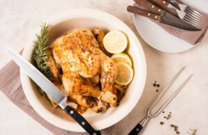 Курятина с рисом в духовке