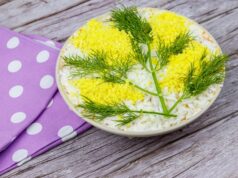 Классический салат Мимоза с горбушей: пошаговый рецепт