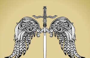 Значение татуировки креста с крыльями